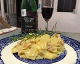 Foto del paso 10 de la receta: Tagliatelle alla Carbonara (Tallarines a la Carbonara)