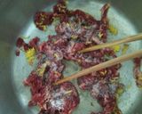 Hình bước làm 3 của món Bò xào cần tây