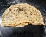 A picture of step 3 of Pudina Lachha Paratha.