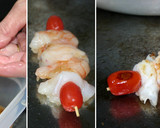 Foto del paso 4 de la receta: Brocheta de pixín y langostinos
