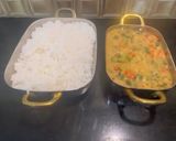 A picture of step 4 of Poricha kootu.