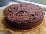Fudgy Chocolate Avocado Cake (sugar free)