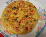 Foto del paso 5 de la receta: Tortilla de pimientos, calabacín y zanahoria