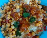 A picture of step 3 of Chattpatti Mix Chaat Plate 😋😋.