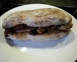A picture of step 15 of Chicken and bacon sandwich.