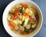 Foto langkah ke 2 dari resep Sup Tomat Telur / Tan Hua Tang.