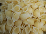 Creamy Small Shells Pasta with Corn & Roasted Lamb