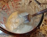 A picture of step 3 of Oatmeal Skillet Cakes with Peanut Butter and Jelly.