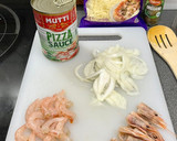 Foto del paso 1 de la receta: Pizza de gamba blanca al ajillo 🤩🤩🤩