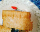 Hình bước làm 1 của món Tàu hủ đậu tây kho tương hột (món chay)