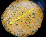A picture of step 4 of Methi paratha.