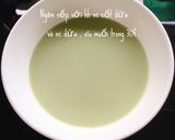 Hình bước làm 1 của món Xôi lá dứa ăn kèm sườn nướng