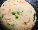 A picture of step 2 of Rava upma.