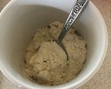 A picture of step 6 of Anti Vampire Cheese Sauce, with Onions and Garlic.