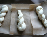 A picture of step 4 of Nostalgic Deep-Fried Bread Using Bread-Maker Prepared Dough.