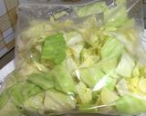 A picture of step 7 of Quick and Easy Shio-koji Pickled Cabbages with Sesame Oil.