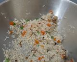 Foto langkah ke 2 dari resep Nasi Tim Vegetarian.