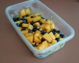 A picture of step 1 of Breakfast Salad.