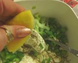 A picture of step 2 of sunshine's spicy and tangy lobster dip.