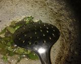 A picture of step 8 of Chinese fried idli.