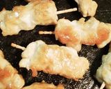 A picture of step 5 of Bite-Sized Snack Chicken Breast Mayo Yakitori.