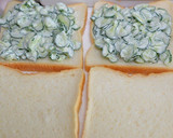 A picture of step 5 of A Basic Cucumber Sandwich.