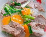 Hình bước làm 4 của món Hủ tiếu xương và lưỡi heo