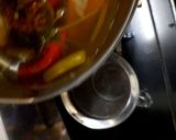 A picture of step 6 of Vegetable Clear Stock.