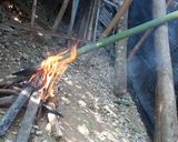 A picture of step 3 of Bamboo Rice.