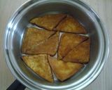 A picture of step 3 of Easy How to Cook Aburaage for Kitsune Udon.