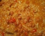 A picture of step 5 of Pork, Rice, and Pinto Beans.