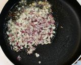 A picture of step 3 of Thai Pineapple Fried Rice.