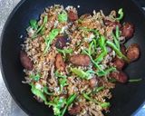 青椒香腸炒飯的食譜步驟8照片
