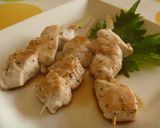 A picture of step 8 of Healthy Chicken Tender Yakitori with Easy Homemade Sauce.