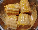 A picture of step 3 of Tandoori corn.