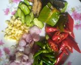 Foto langkah ke 2 dari resep Oseng Cumi Asin Pete.