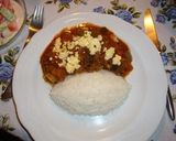 A picture of step 9 of Indian Cauliflower and Bean Curry.