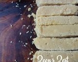A picture of step 3 of Sattu Mysore Pak.