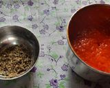 A picture of step 2 of Dhaba style spicy kadai paneer.
