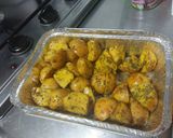 Foto del paso 4 de la receta: Pollo al champiñón con papas