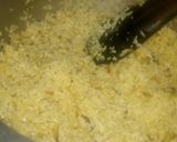 A picture of step 3 of Freshly grated Turmeric rice.