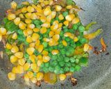 A picture of step 3 of Chifferi -continental dinner in my Desi videsi mix style.