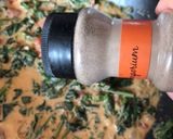 Spagetti tejszínes spenóttal 🌱 recept fázis 4 fotója