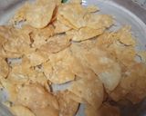 A picture of step 1 of Masala Papri Chaat.