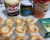 Foto del paso 1 de la receta: Vol au vent con paté de melva y huevo de codorniz
