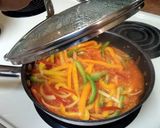 A picture of step 4 of Bacalao.