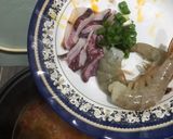 Gambar langkah 4 resipi One pot nasi masakan laut.