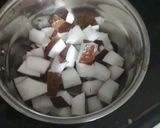 A picture of step 1 of Coconut chutney.