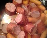 Yellow rice carrots with sausage recipe step 2 photo