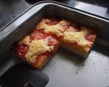 A picture of step 9 of Fig Cake.